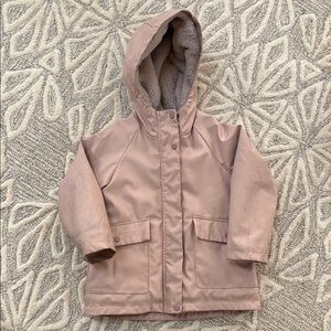 Zara Jacket with hood in Pink (4/5)